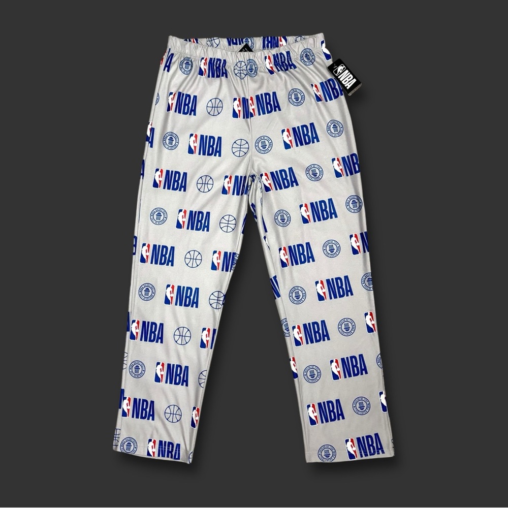 NBA Team Men’s All-Over NBA Logo Lounge Pants Sz L